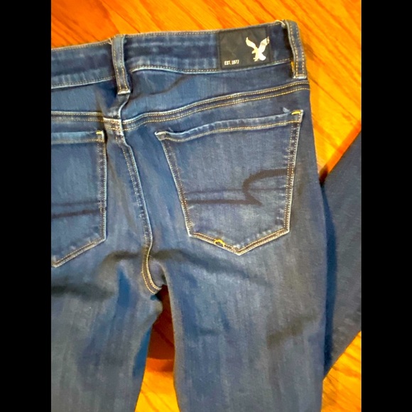 AE American Eagles Hi Rise 360  Skinny Jegging Sz 2 Reg - Picture 4 of 8